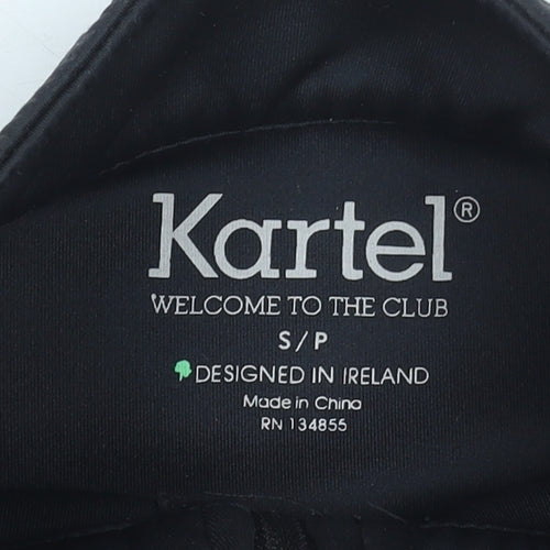 Kartel Womens Black 1/4 Zip Lightweight Softshell Sports Jacket Size S