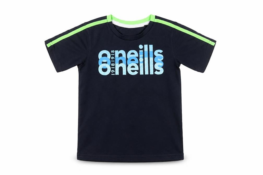 O'Neills Boys Blue Graphic Short Sleeve Active T-Shirt 3-4 Years