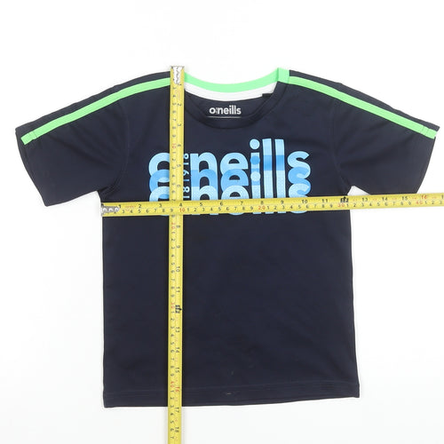 O'Neills Boys Blue Graphic Short Sleeve Active T-Shirt 3-4 Years