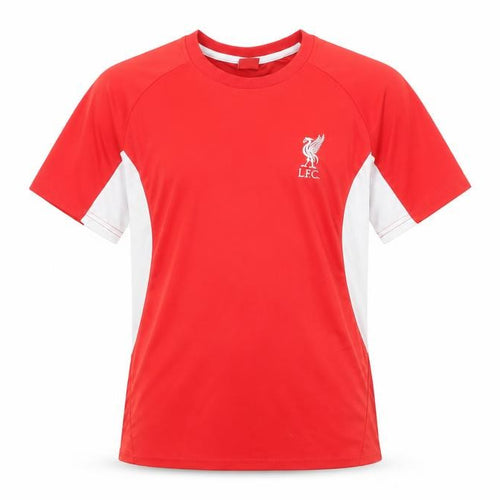 L.F.C. Boys Red Short Sleeve Football T-Shirt XL Lightweight Jersey