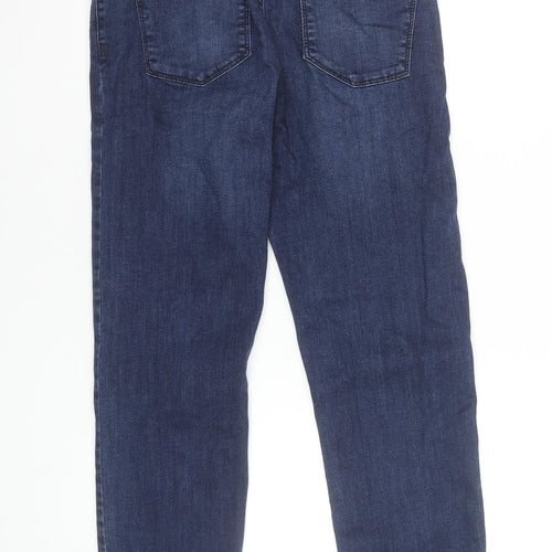 C.RO Magic Fit Women's Blue Ankle Zip Slim Jeans Size 10