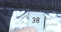 C.RO Magic Fit Women's Blue Ankle Zip Slim Jeans Size 10