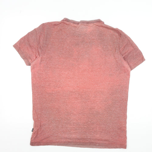 Puma Men's Red Graphic Logo Crew Neck Short Sleeve T-Shirt M