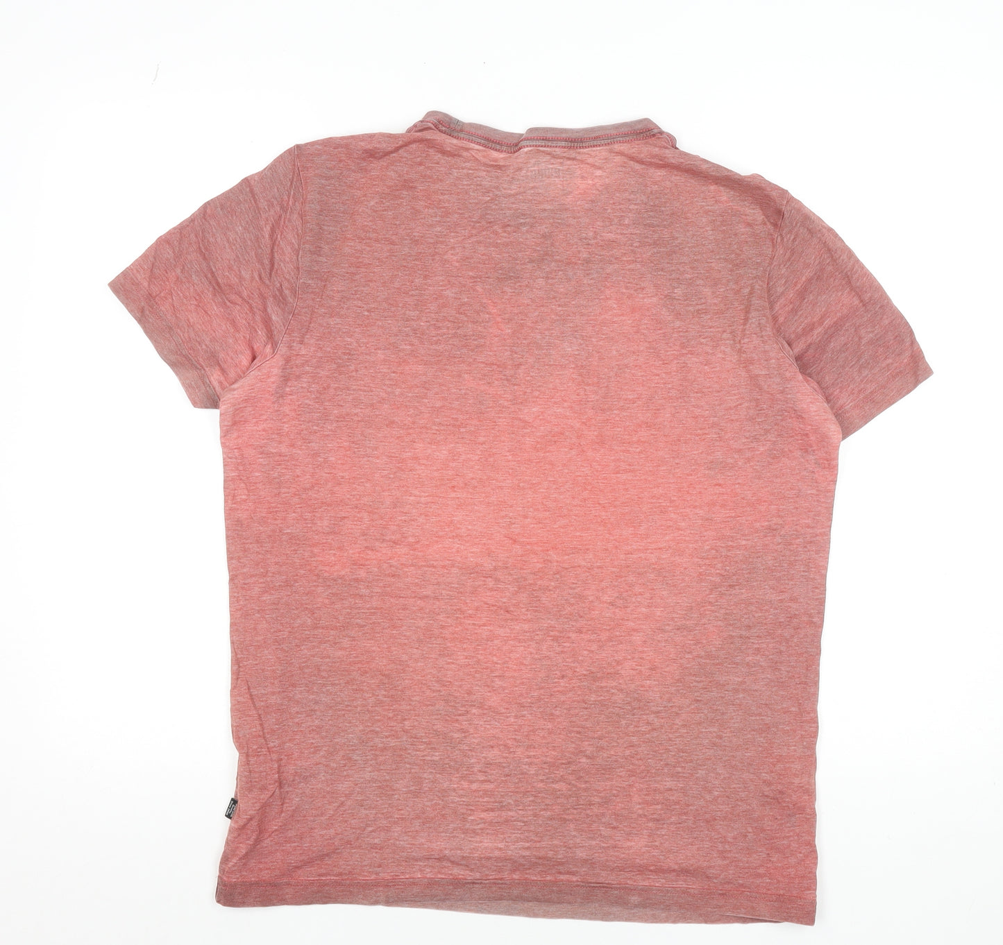 Puma Men's Red Graphic Logo Crew Neck Short Sleeve T-Shirt M