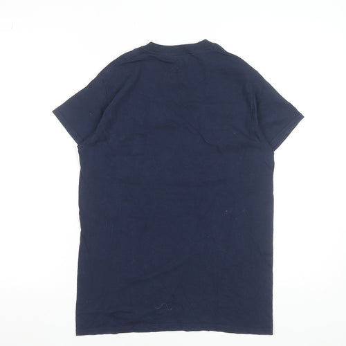 Point Sportswear Men's Blue California Republic Cotton T-Shirt Small