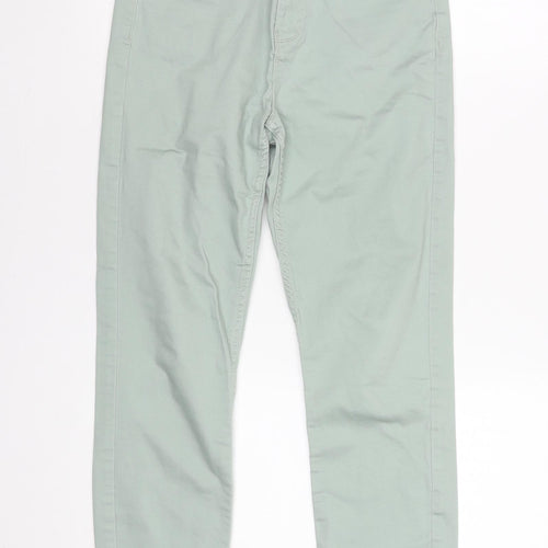 Dunnes Stores Women’s Green Size 10 Straight Jeans Cotton Blend