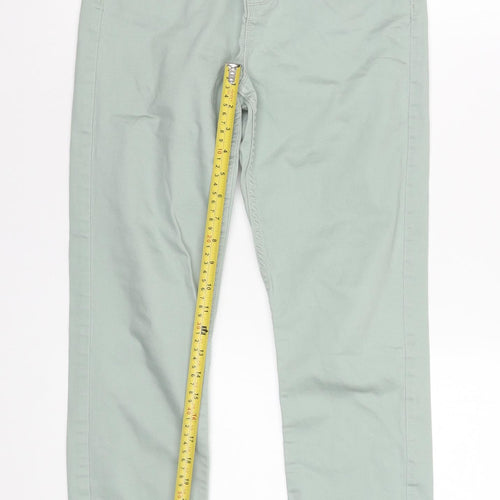 Dunnes Stores Women’s Green Size 10 Straight Jeans Cotton Blend