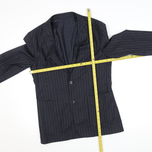 Kin by John Lewis Men's Blue Pinstripe Slim Fit Blazer 38R