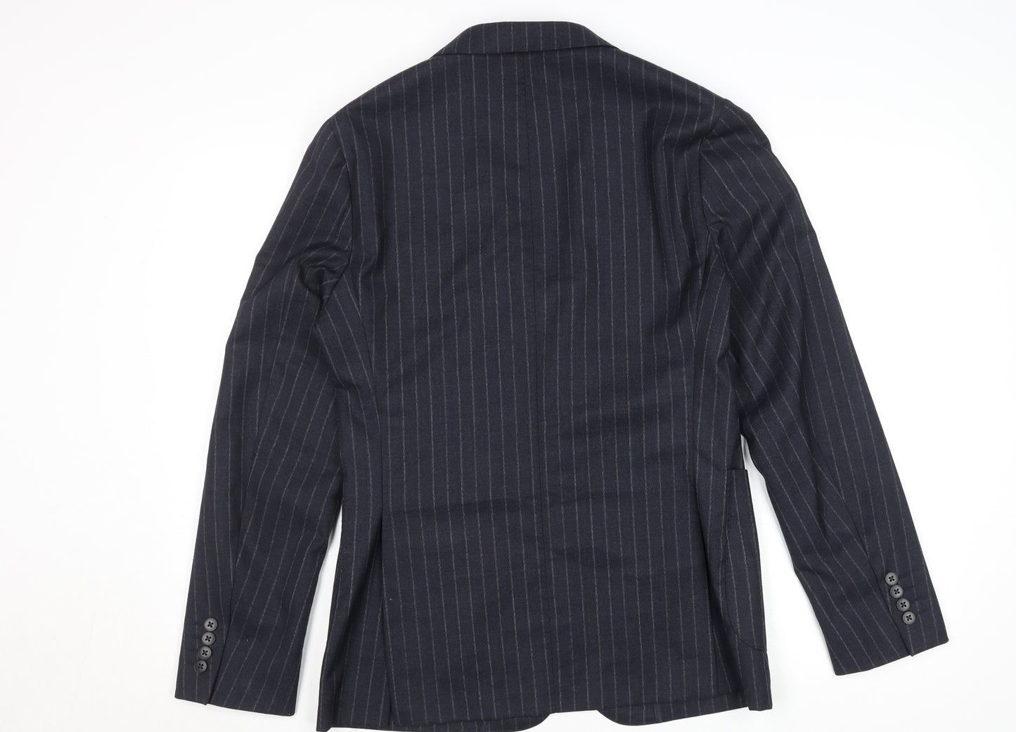 Kin by John Lewis Men's Blue Pinstripe Slim Fit Blazer 38R