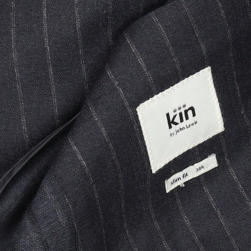 Kin by John Lewis Men's Blue Pinstripe Slim Fit Blazer 38R