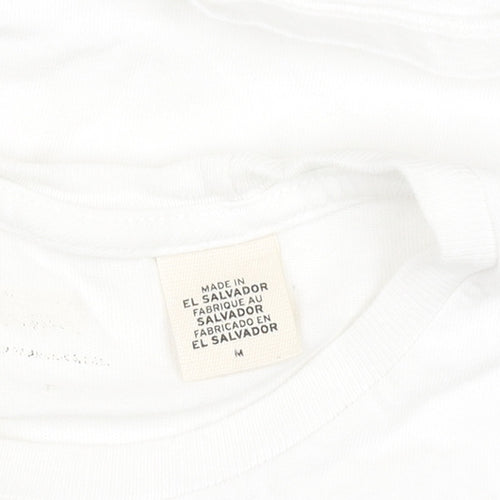 Levi's Men's White Logo Graphic Print Regular Fit T-Shirt M