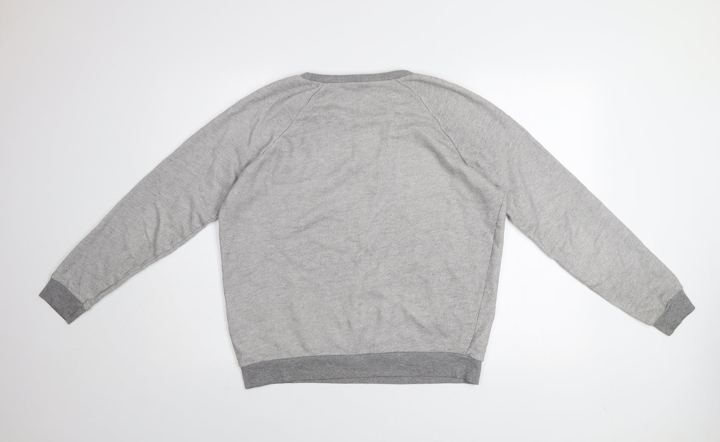 Whistles Women Grey Cotton Blend Pullover Sweatshirt UK 10