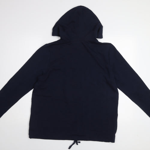 G.H. Bass & Co. Men's Blue Pullover Hoodie Size L Cotton Blend
