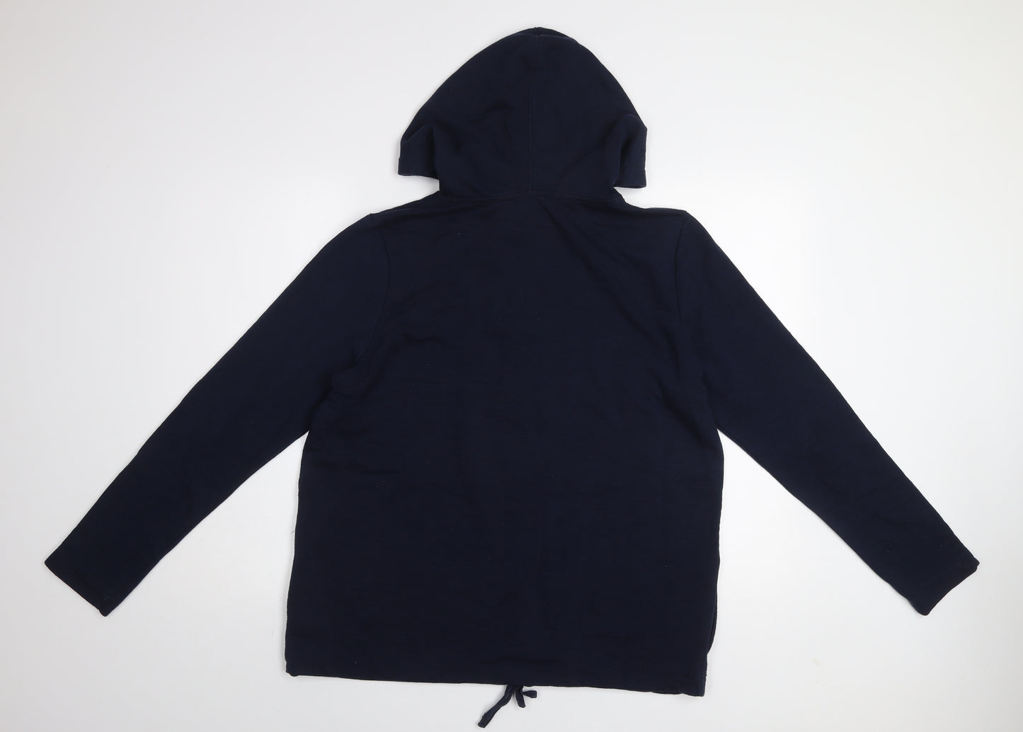 G.H. Bass & Co. Men's Blue Pullover Hoodie Size L Cotton Blend