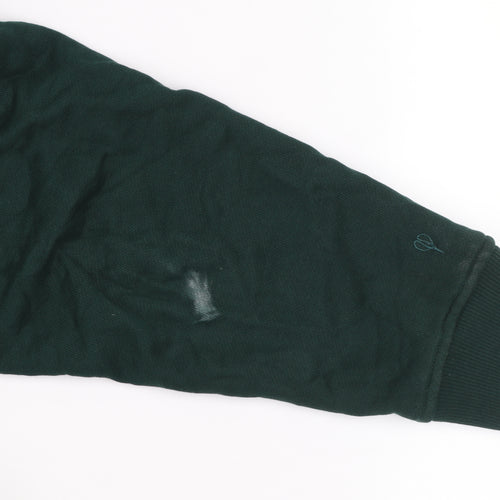 River Island Men's Green XL Pullover Sweatshirt Clermont Heights Logo