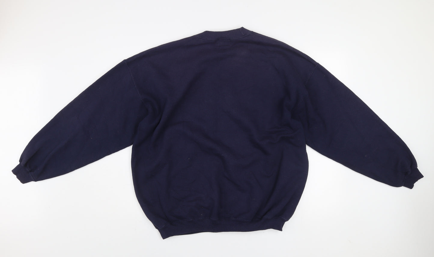 Royal Designs Men's Blue Quebec Canada Embroidered Sweatshirt XL