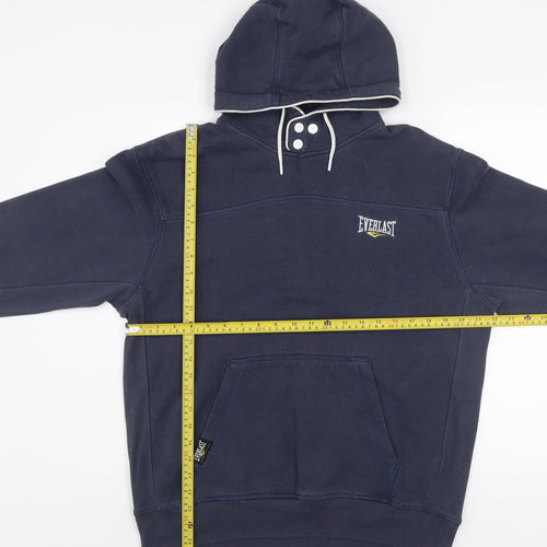 Everlast Men's Blue L Pullover Hoodie Fleece Sweatshirt