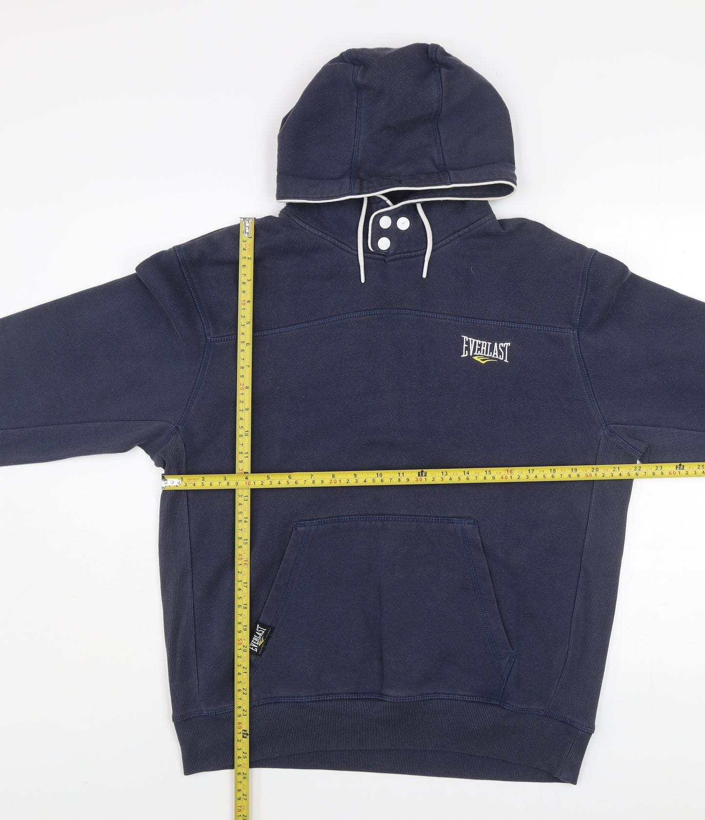 Everlast Men's Blue L Pullover Hoodie Fleece Sweatshirt