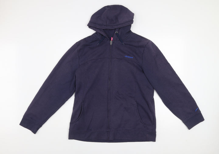LA Gear Women Navy Full Zip Hoodie Size 22 Cotton Blend