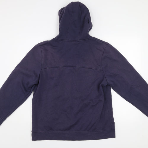 LA Gear Women Navy Full Zip Hoodie Size 22 Cotton Blend