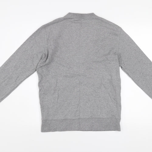 Marks and Spencer Men's Grey Small Crew Neck Pullover Sweatshirt