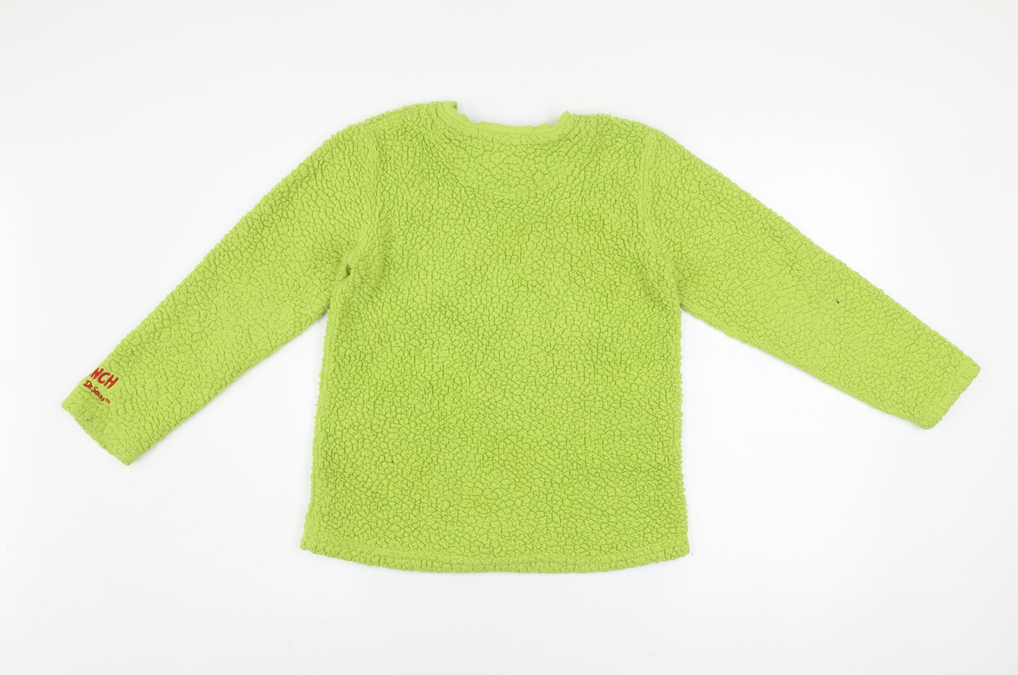 The Grinch Boys Green Fleece Long Sleeve Pyjama Top 11-12 Years