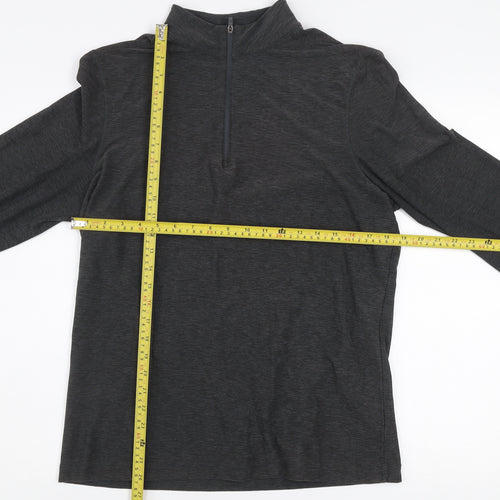 Kyodan Golf Men's Grey 1/2 Zip Long Sleeve Pullover Sweatshirt Size S