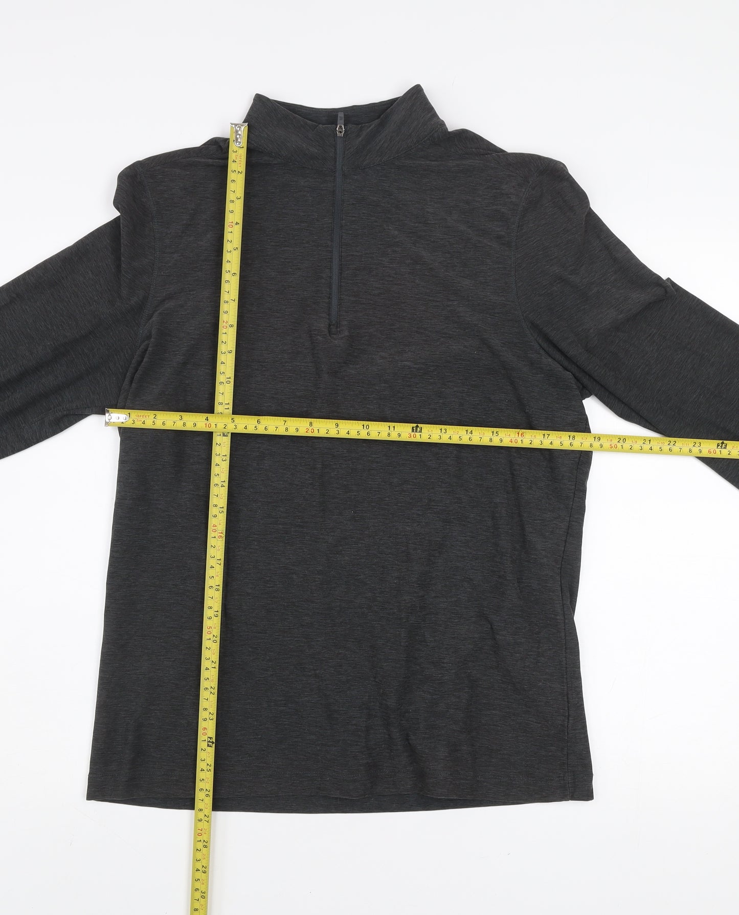 Kyodan Golf Men's Grey 1/2 Zip Long Sleeve Pullover Sweatshirt Size S