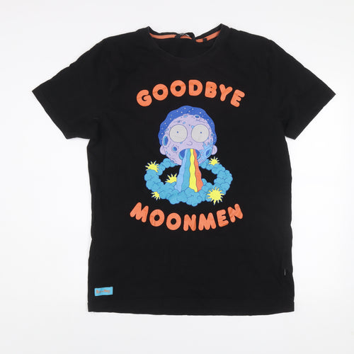 Cropp Rick and Morty Black XL Men's Graphic T-Shirt