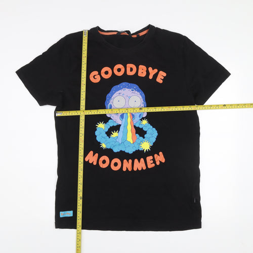 Cropp Rick and Morty Black XL Men's Graphic T-Shirt