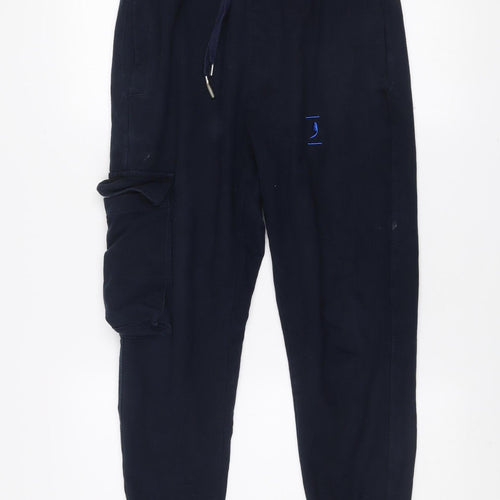 Comma Men’s Navy Blue Jogger Sweatpants Size M with Cargo Pocket