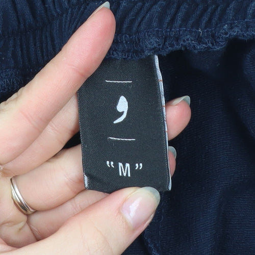 Comma Men’s Navy Blue Jogger Sweatpants Size M with Cargo Pocket