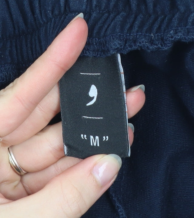 Comma Men’s Navy Blue Jogger Sweatpants Size M with Cargo Pocket