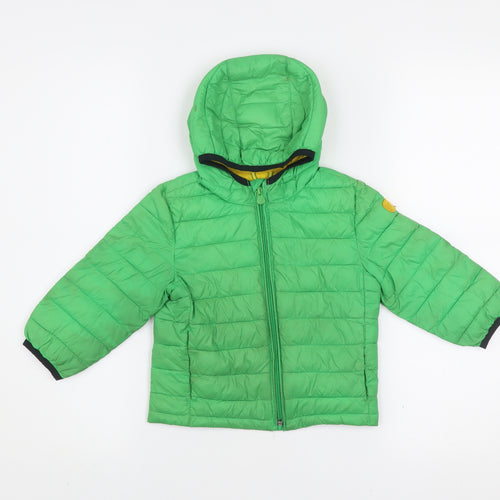 Baby GAP Unisex Green 18-24 Months Hooded Puffer Jacket