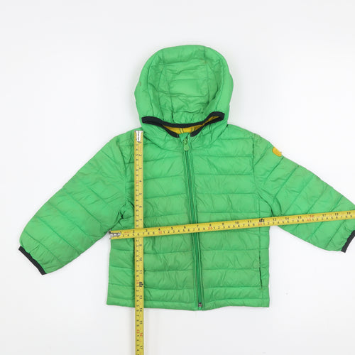 Baby GAP Unisex Green 18-24 Months Hooded Puffer Jacket