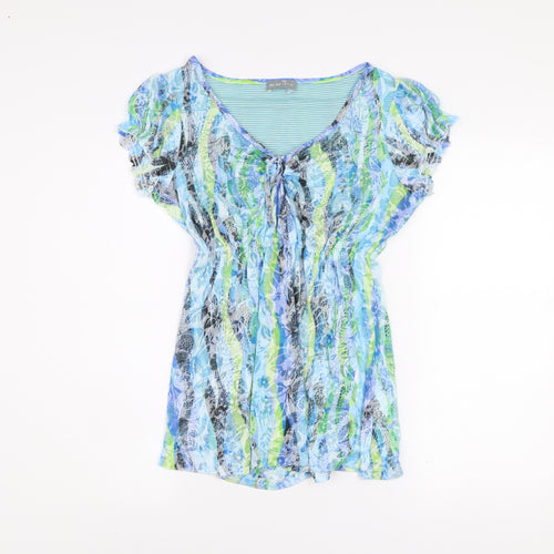 Marks and Spencer Women’s Multicoloured Short Fit & Flare Dress Size 12