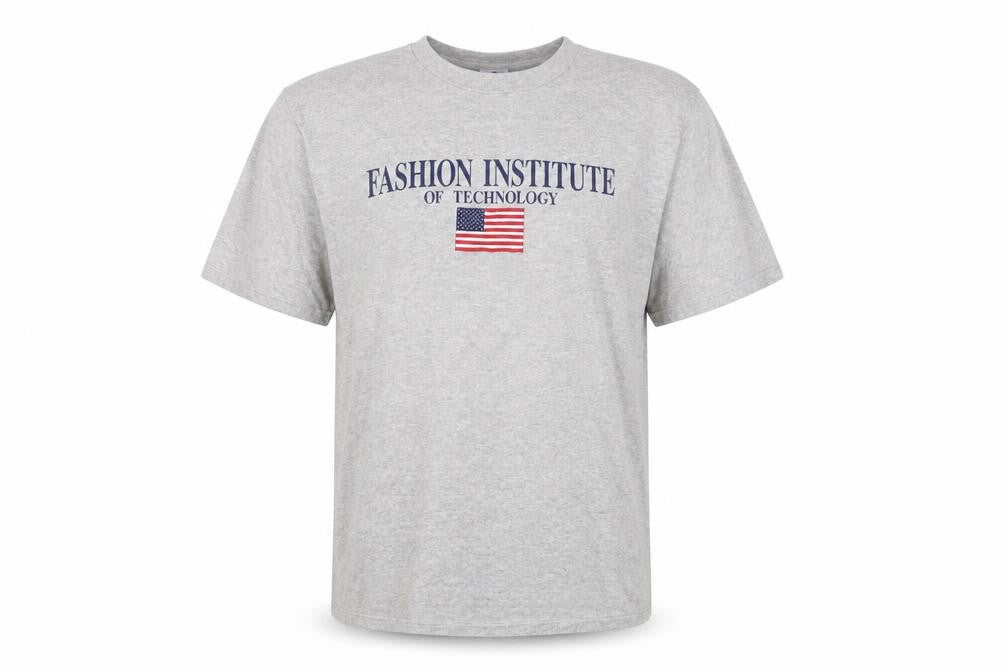 Champion Men's Grey XL Fashion Institute Graphic T-Shirt