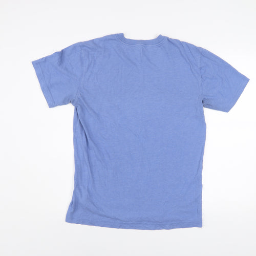 Carhartt Men's Blue Relaxed Fit Cotton Blend Crew Neck T-Shirt Size S