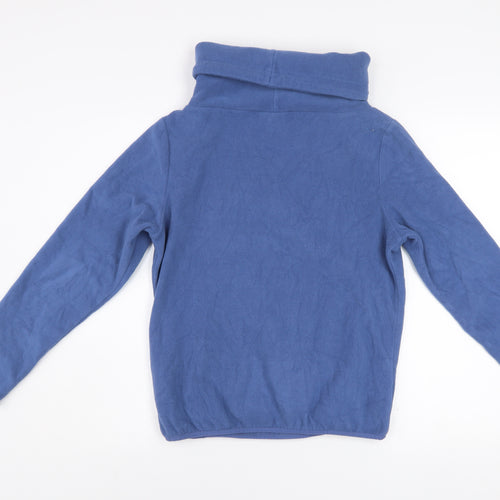 Ayacucho Womens Blue Cayley Pullover Fleece Hoodie XS