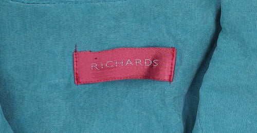 Richards Women’s Blue Long Blazer Jacket UK 12 Classic Modal