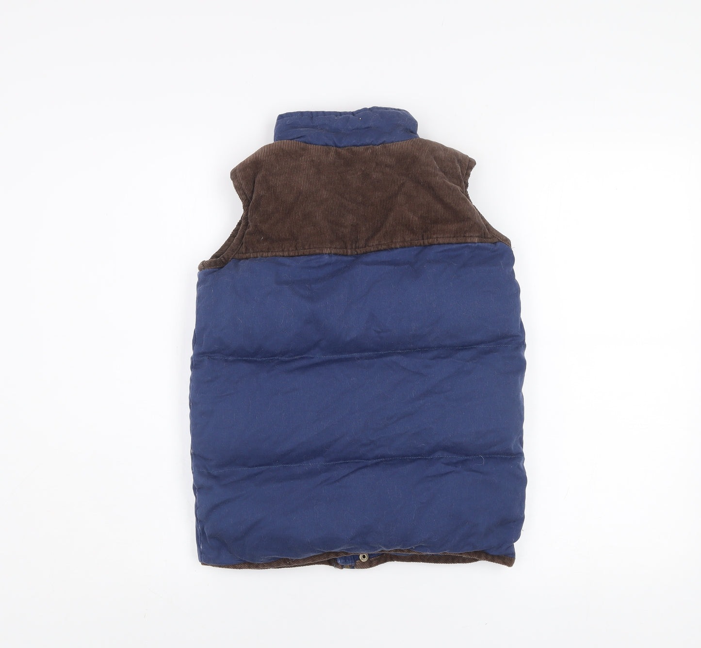 Joules Boys Blue Padded Cotton Bodywarmer Waistcoat 9-10 Years