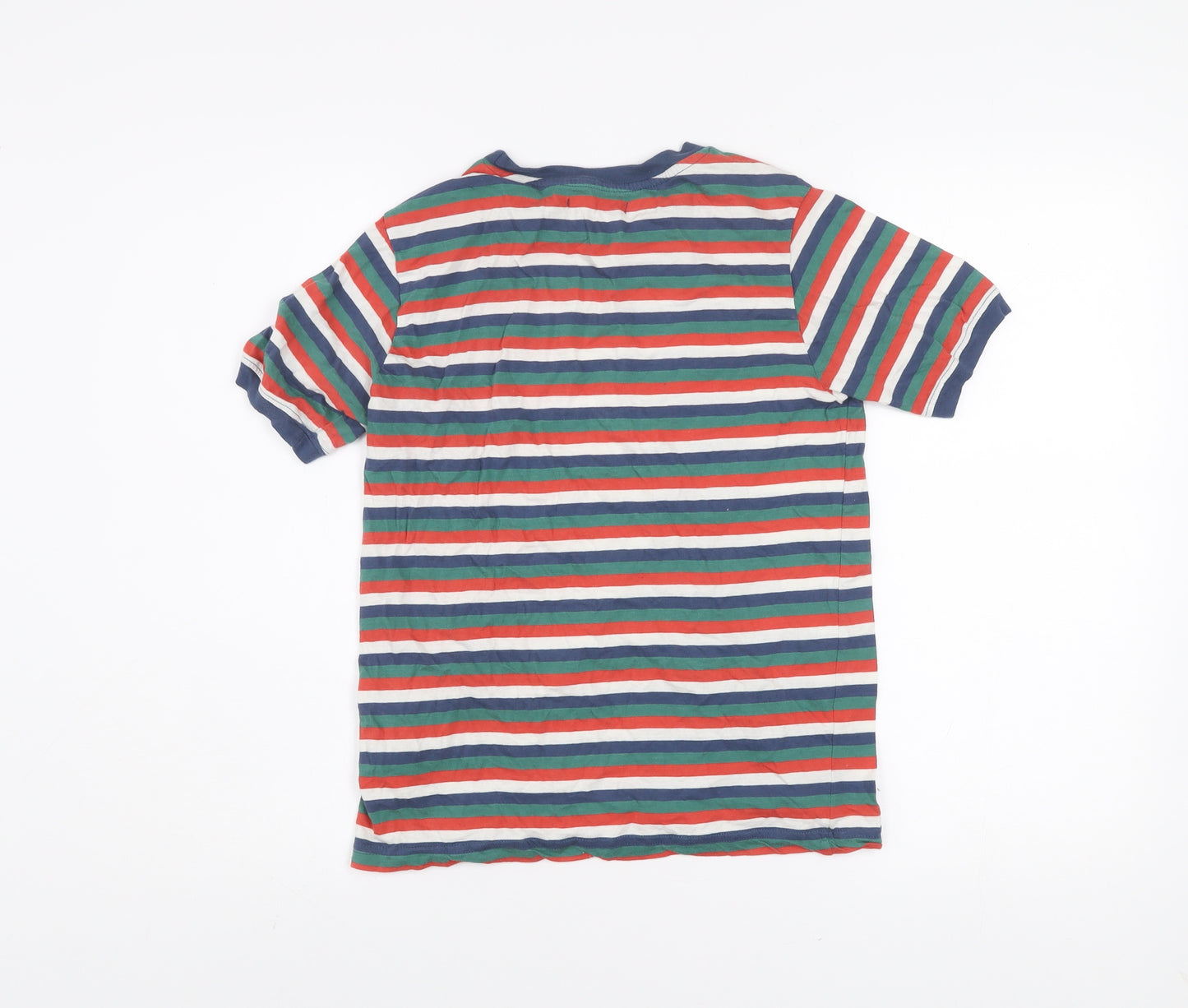 BDG Women's Multicoloured Striped Ringer T-Shirt Size S