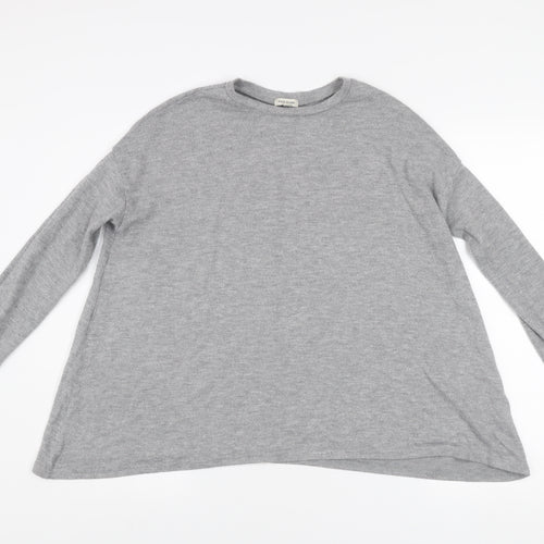 River Island Women’s Grey Crew Neck Long Sleeve Pullover Jumper Size 8
