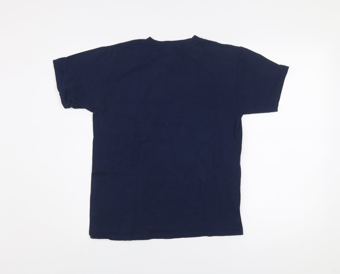 Gildan Teens Blue Wetherby Bike Trails Graphic T-Shirt M