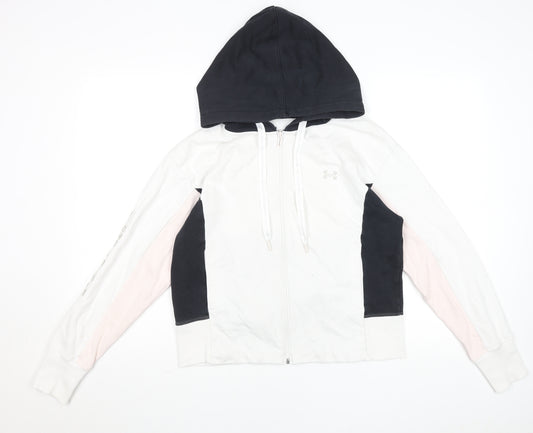 Under Armour Women's Multicoloured Small Hooded Track Jacket