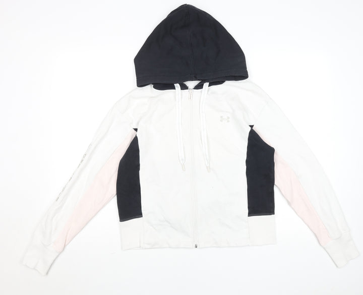 Under Armour Women's Multicoloured Small Hooded Track Jacket