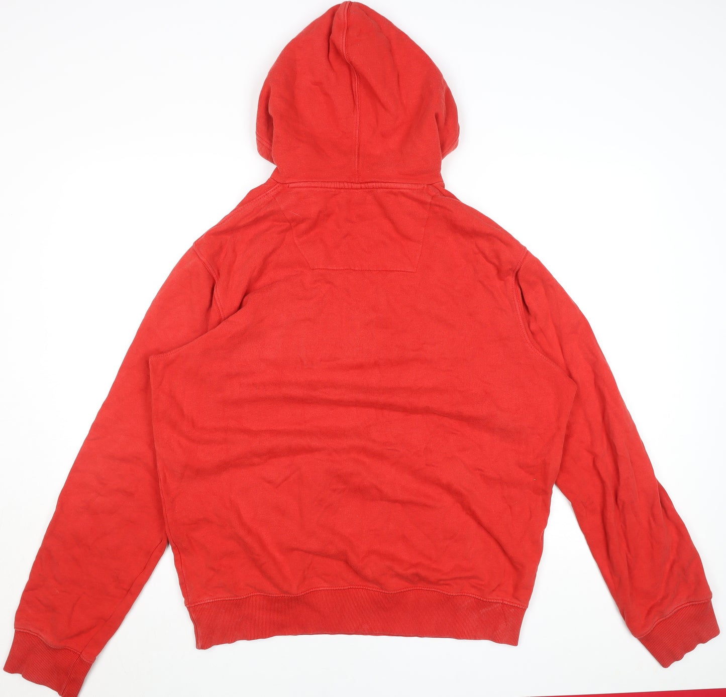 Voi Jeans Mens Red 2XL Pullover Hoodie Sweatshirt Cotton