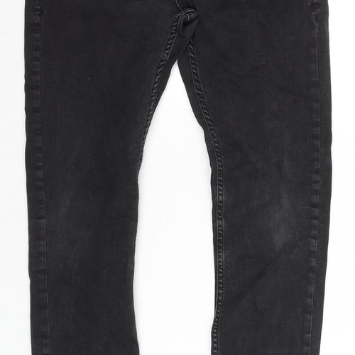 Topman Men's Black Slim Fit Stretch Jeans W30 L30 Cotton Blend