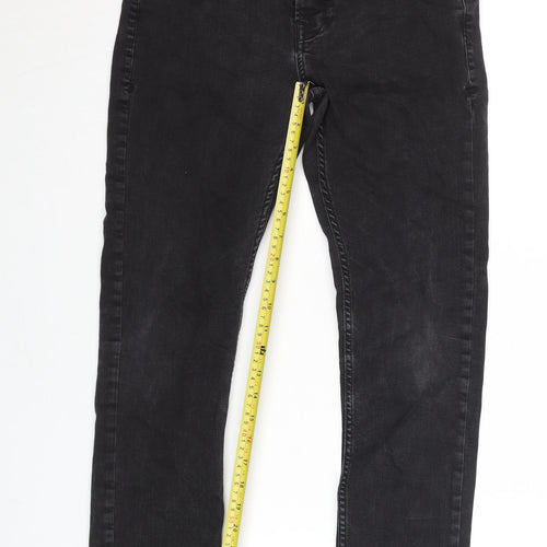 Topman Men's Black Slim Fit Stretch Jeans W30 L30 Cotton Blend