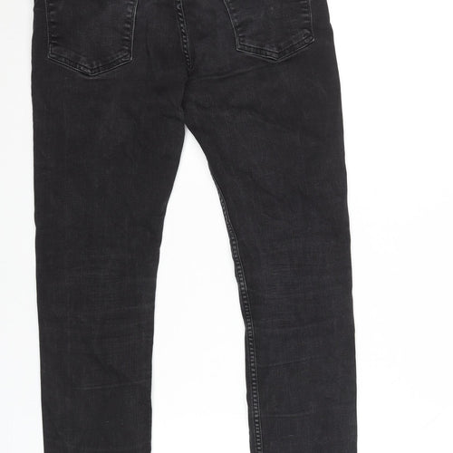 Topman Men's Black Slim Fit Stretch Jeans W30 L30 Cotton Blend